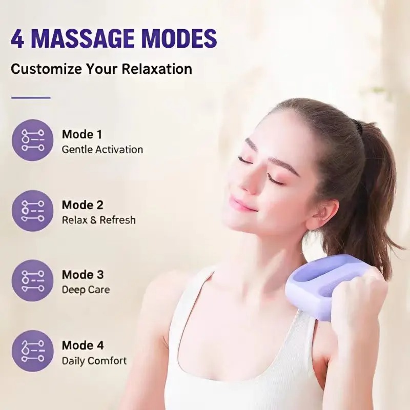 Electric Massage Gun Deep Tissue - Rechargeable Fascia Massager Gun Deep Tissue