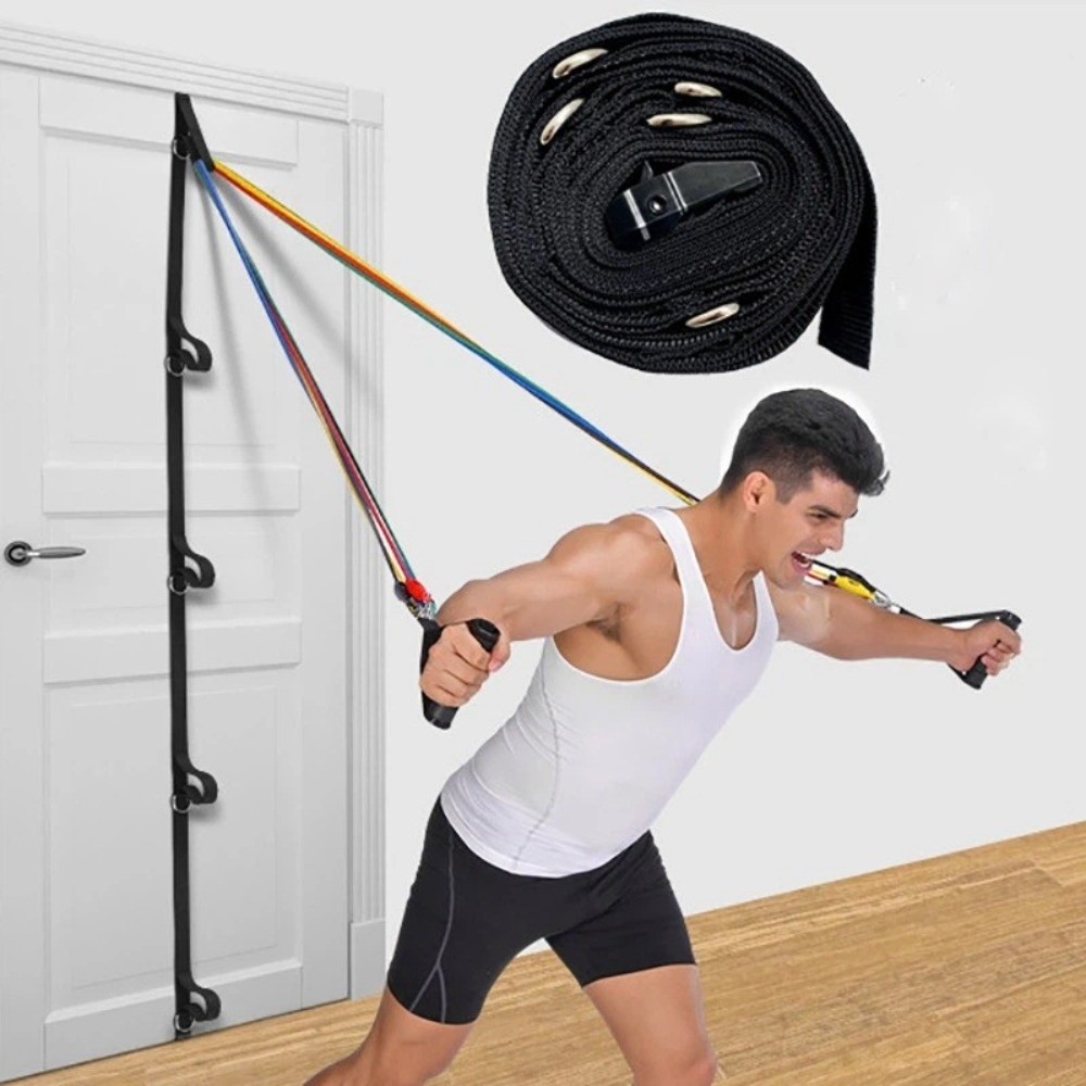 Resistance Bands Set With Handles - Home Fitness Door Anchor Strap Without