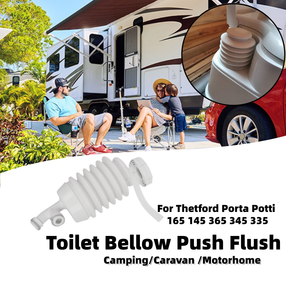 Camping - Toilet Bellow Push Flush For Thetford