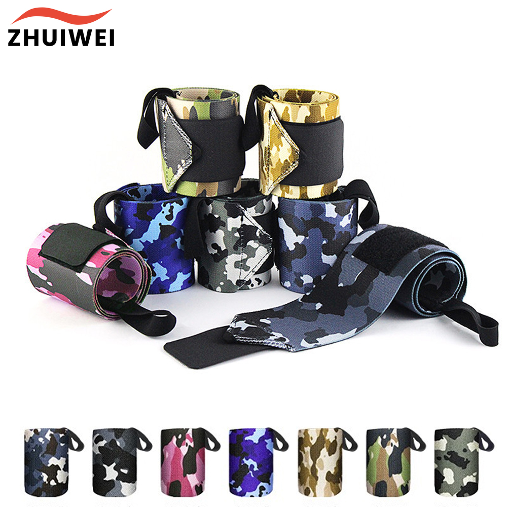 Wrist Wraps Weightlifting Support - 1pc Wrist Support Gym Strap Camouflage