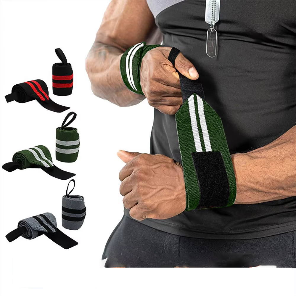 Wrist Wraps Weightlifting Support - Weight Lifting Wrist Wraps Adjustable Elastic