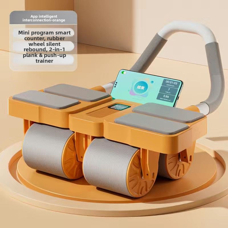 Ab Roller Wheel With Elbow Support - Four Wheel Elbow Support Abdominal Wheel