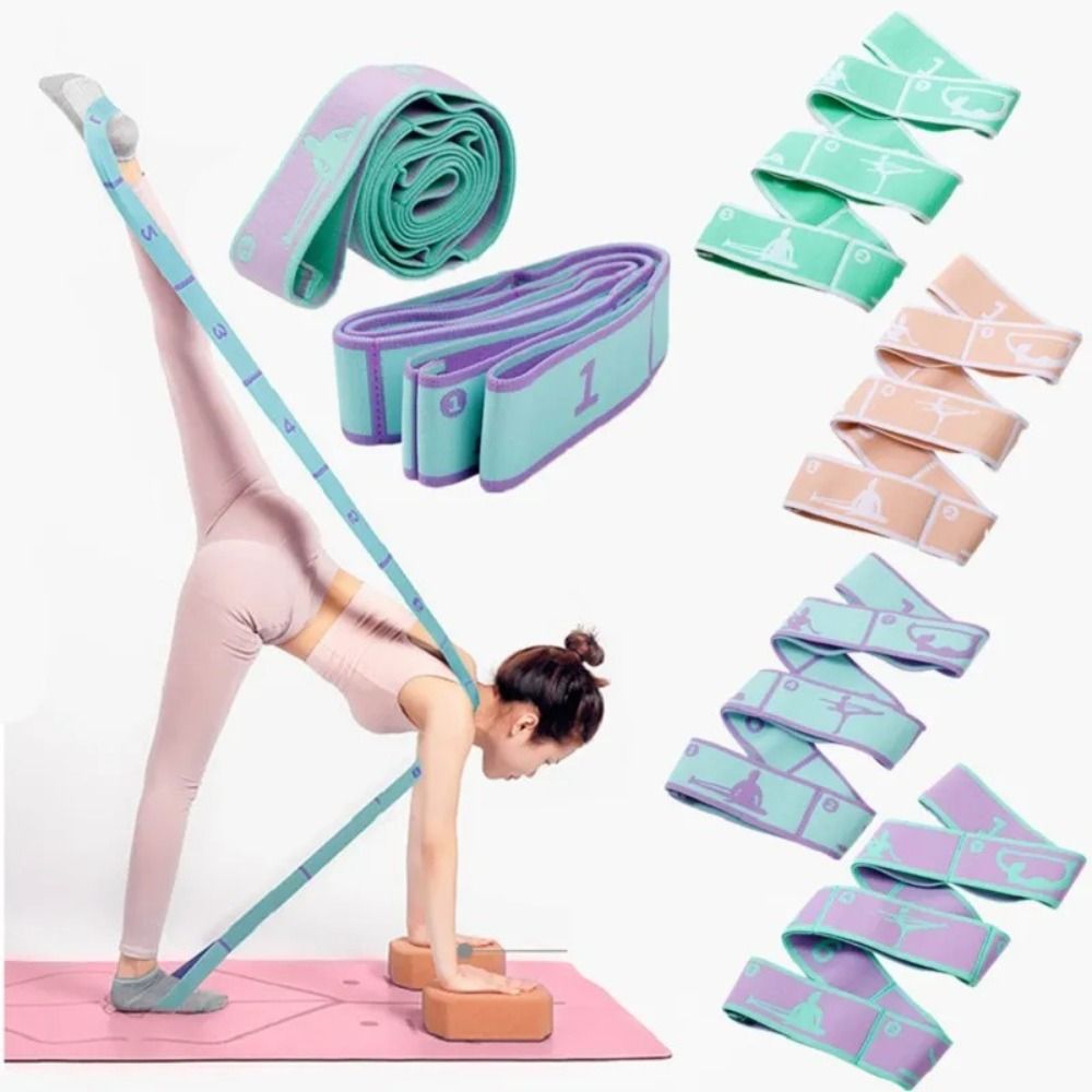 Pilates Bar Kit With Resistance Bands - Elastic Yoga Resistance Bands Yoga Stretching