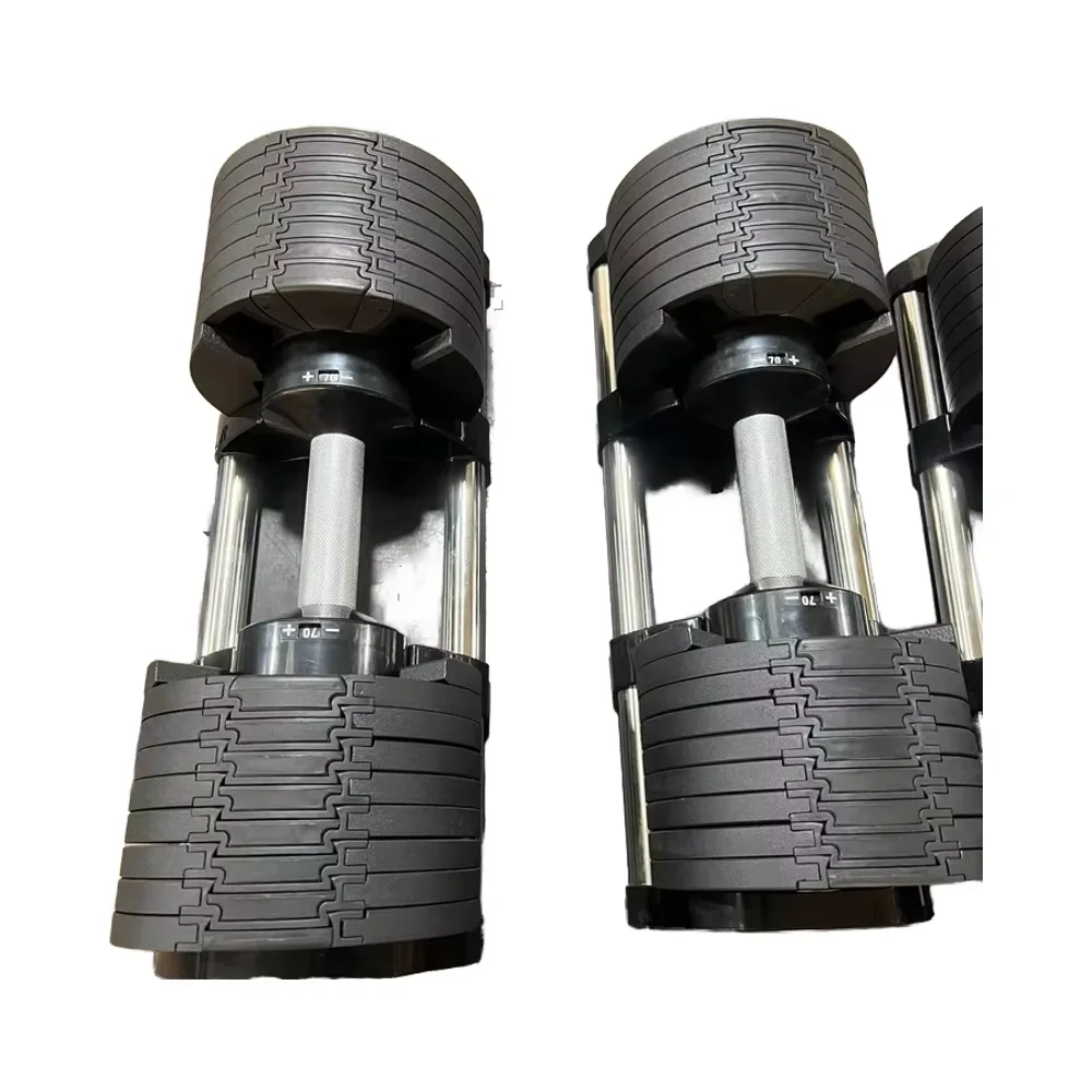 Adjustable Dumbbell Pair 40Kg - Adjustable Free Dumbbells Home Fitness Training