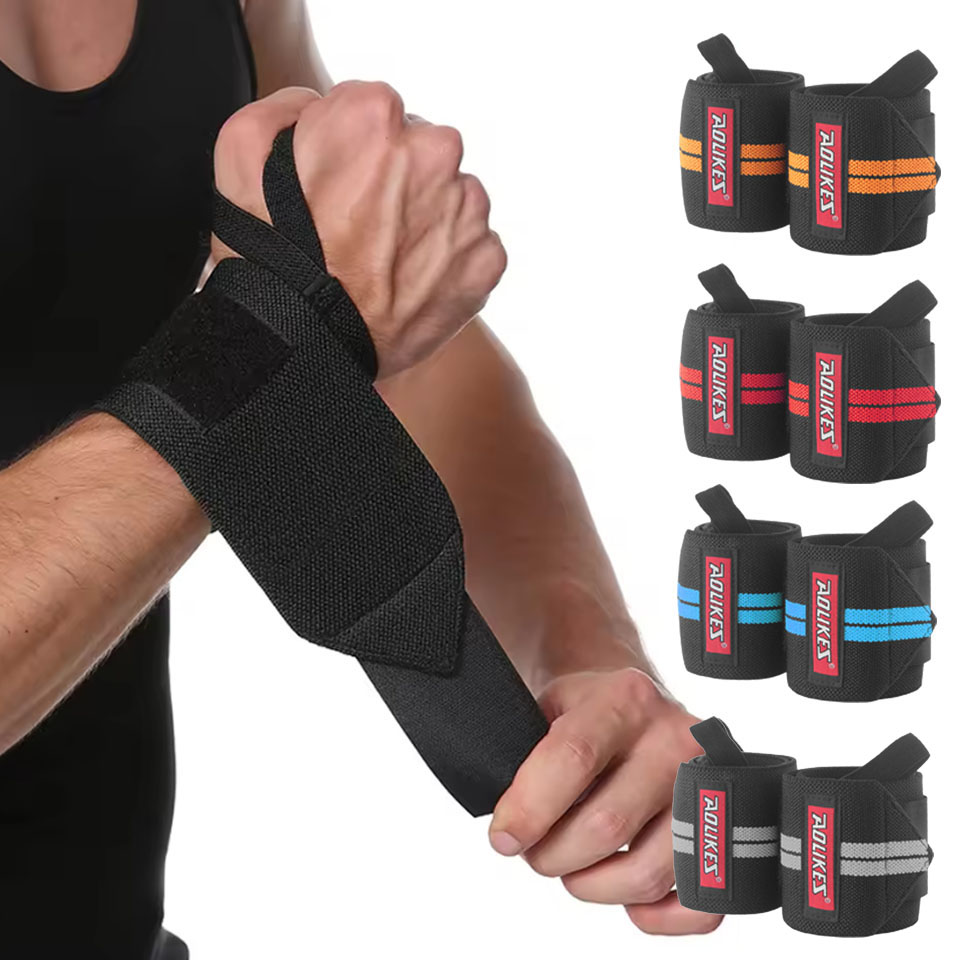 Wrist Wraps Weightlifting Support - AOLIKES Fitness Wrist Wraps Weight Lifting