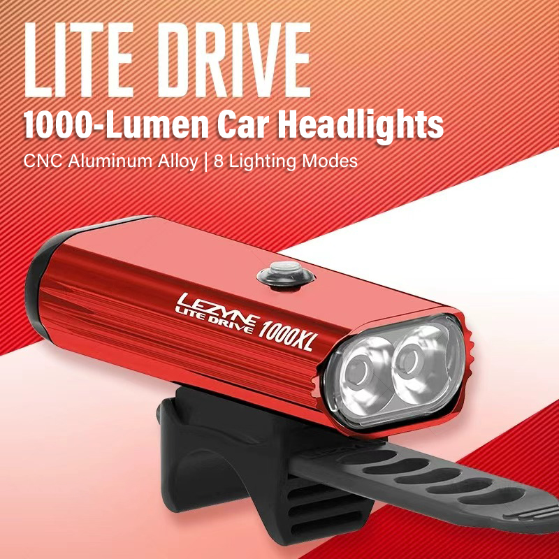 LEZYNE 1000 Lumen Bicycle Ligh - Rechargeable Bicycle Headlight 1000 Lumen recension och pris