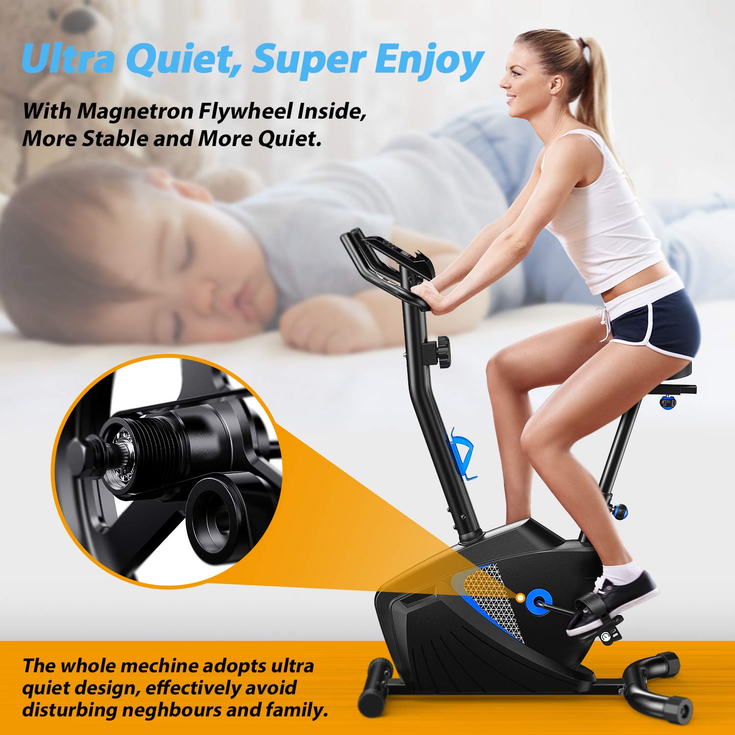Adjustable Magnetic Resistance - Exercise Bike Magnetic Resistance recension och pris