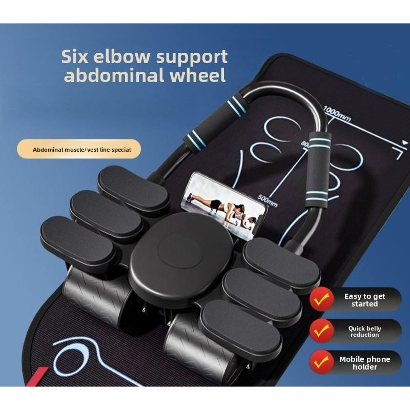 Four Wheel Six Elbow Abdominal - Ab Roller Wheel With Elbow Support recension och pris
