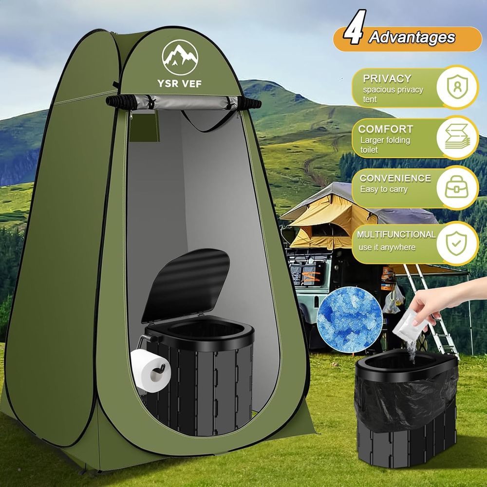 Portable Toilet Kit, Camping T - Camping recension och pris