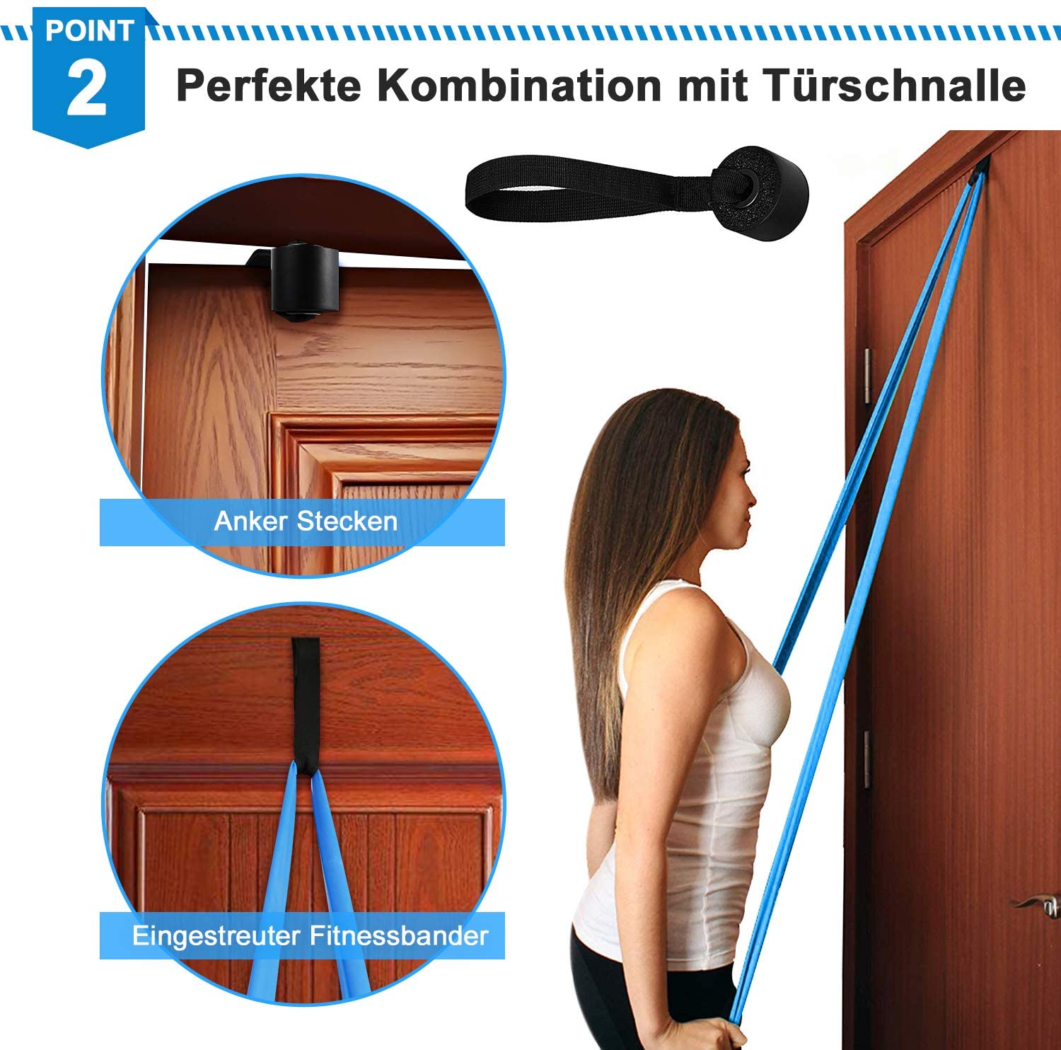 Elastic Fitness Bands 3Pcs Res - Pilates Bar Kit With Resistance Bands recension och pris