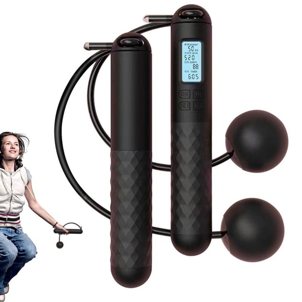 Portable Cordless Ropeless Jum - Smart Jump Rope Digital Counter recension och pris