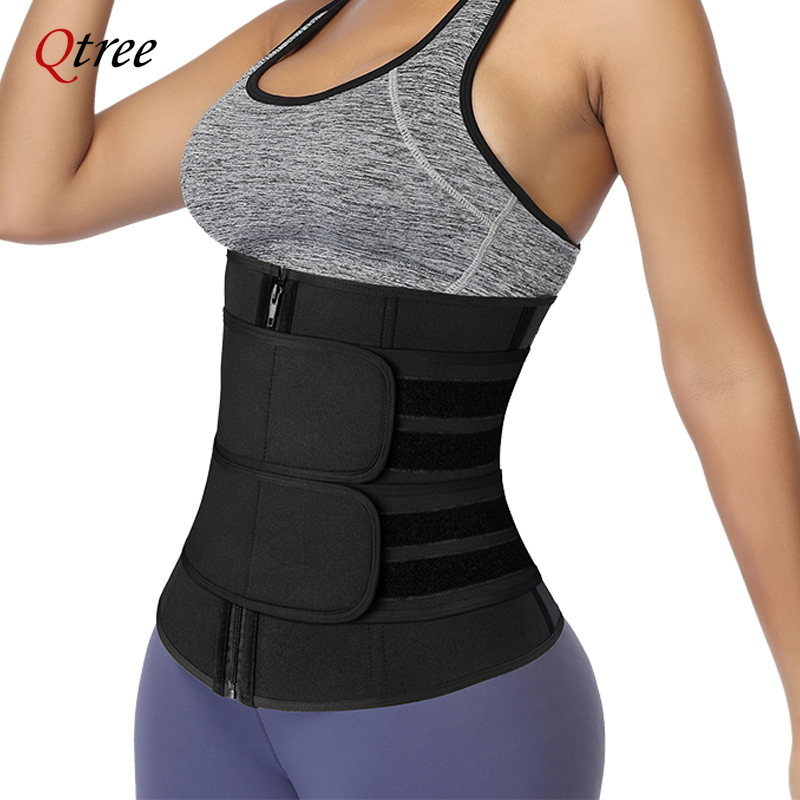 Qtree Waist Trainer Plus Size  - Sweat Waist Trainer Belt Neoprene recension och pris