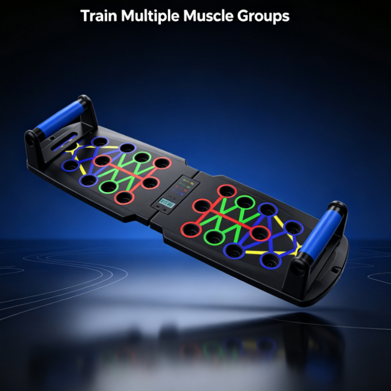Foldable Push Up Board with Ti - Push Up Board Foldable Multi Function recension och pris