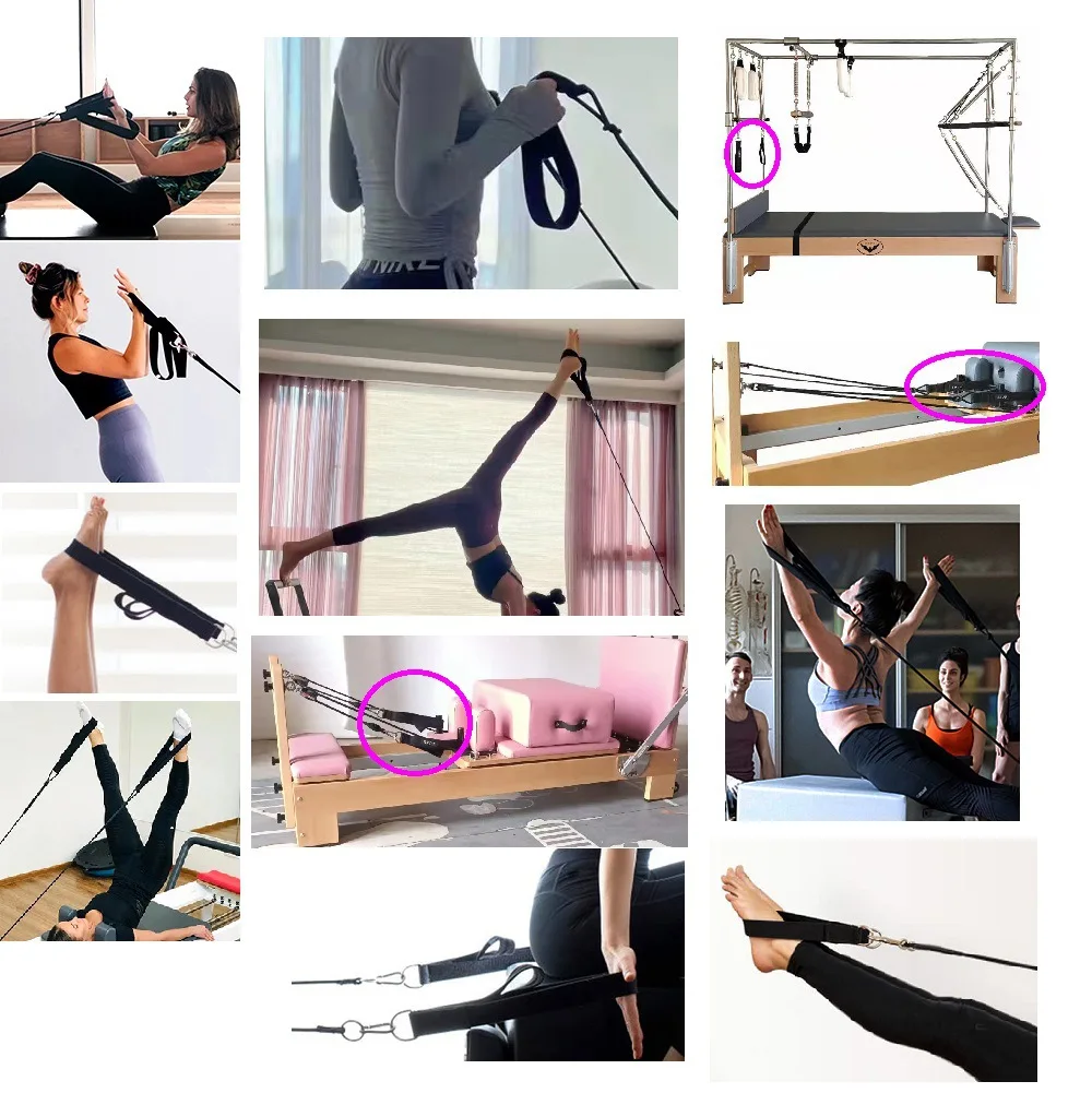 Double Ring Elastic Yoga Pilat - Pilates Bar Kit With Resistance Bands recension och pris