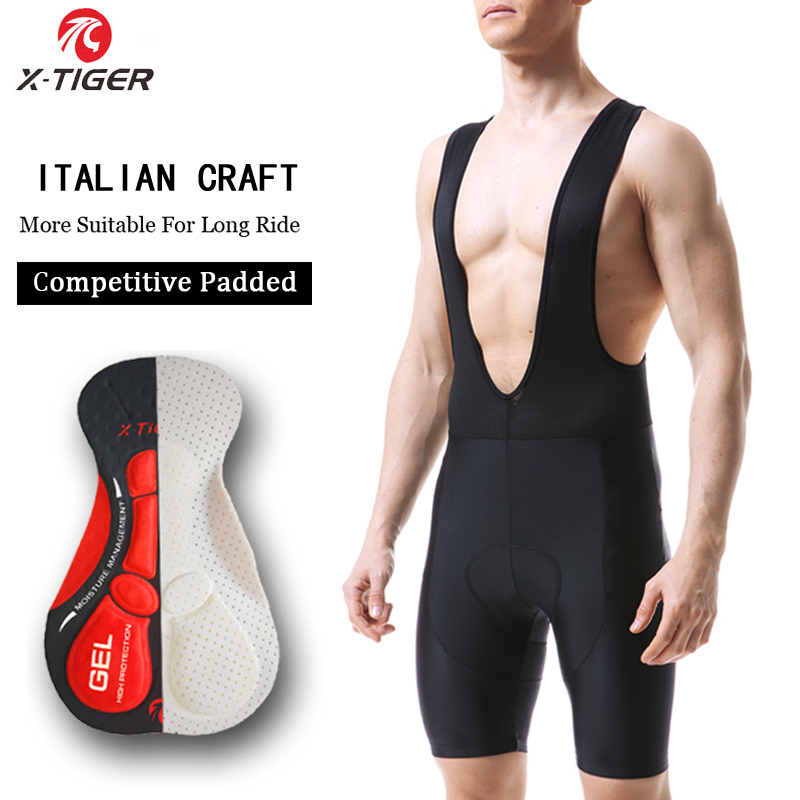 X-TIGER Cycling Bibs Shorts Bi - Padded Cycling Shorts 5D Gel recension och pris