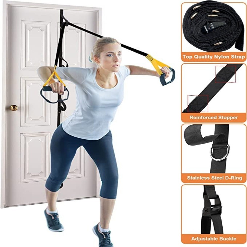 Home Fitness Door Anchor Strap - Resistance Bands Set With Handles recension och pris