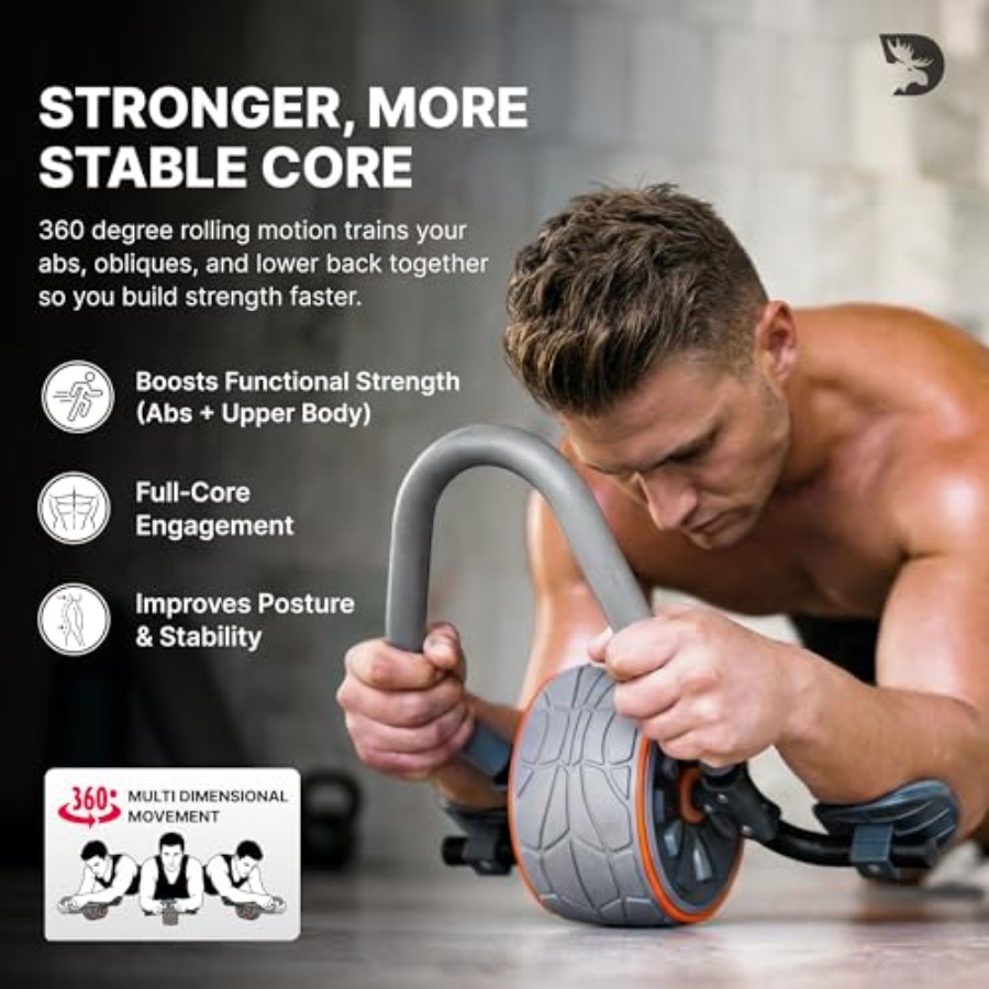 Ab Roller Wheel with Elbow Sup - Ab Roller Wheel With Elbow Support recension och pris