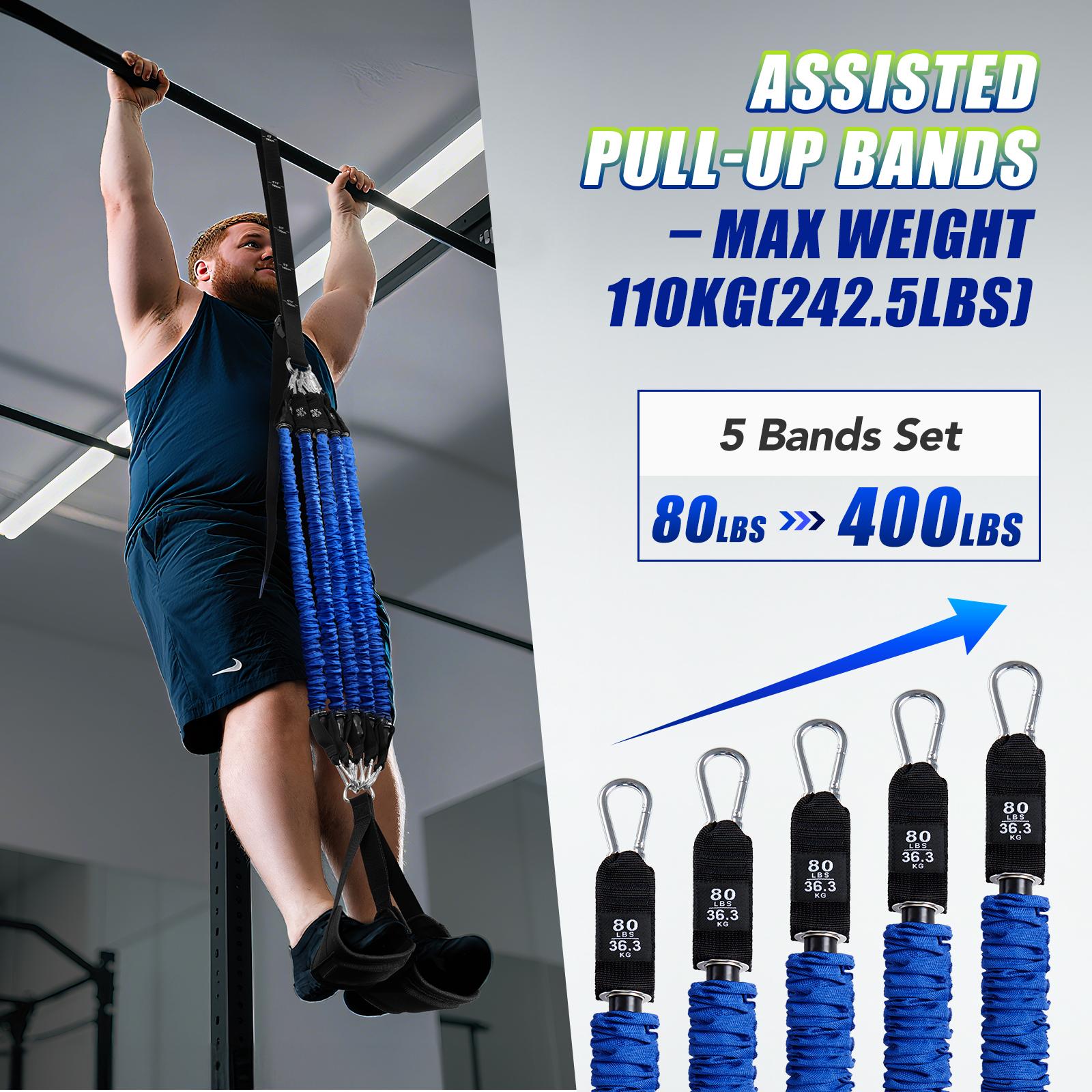 Heavy Duty Pull Up Assist Band - Resistance Bands Set With Handles recension och pris