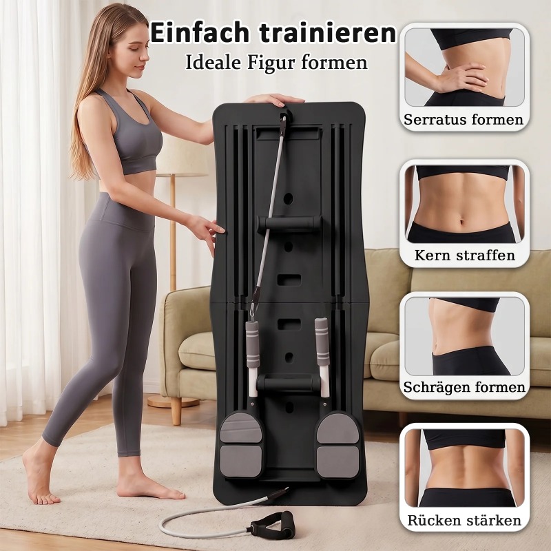 Multi-Functional Ab Workout Bo - Ab Roller Wheel With Elbow Support recension och pris