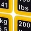 2pcs Yellow Weight Sticker Lab - Fitness Equipment recension och pris