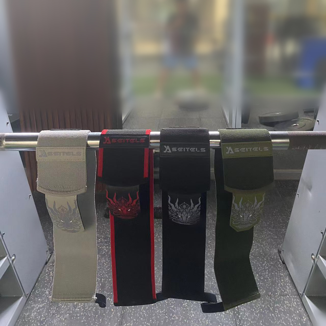 1Pair Chinese Dragon Fitness W - Wrist Wraps Weightlifting Support recension och pris