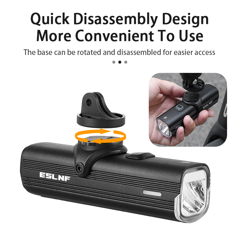ESLNF Bicycle Front Light 1000 - Rechargeable Bicycle Headlight 1000 Lumen recension och pris