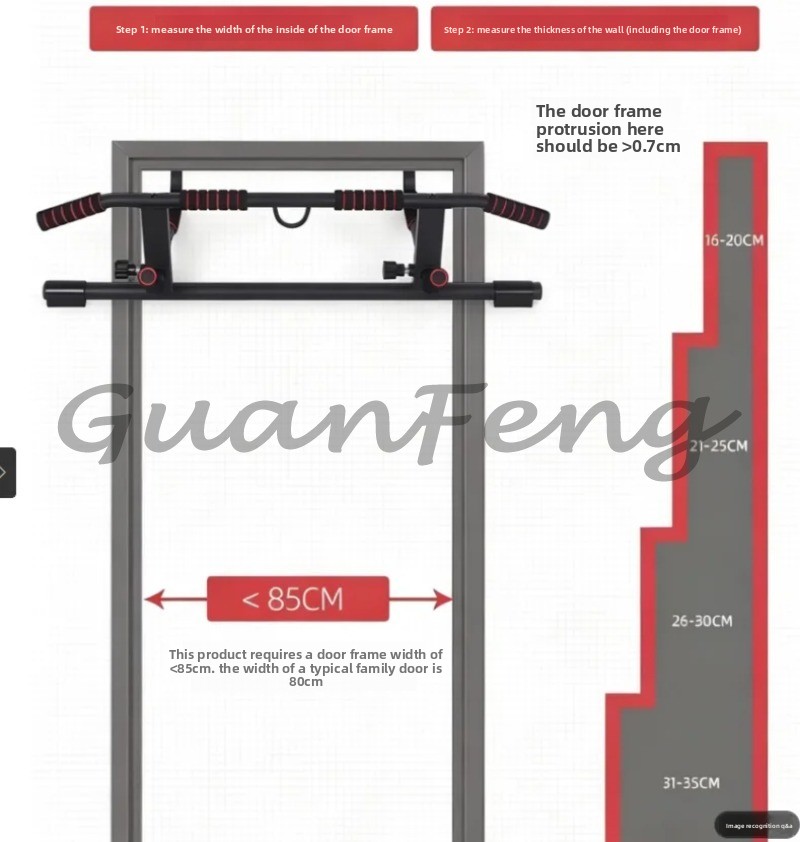 Door Frame No‑Screw Pull‑Up Ch - Door Pull Up Bar No Screw recension och pris
