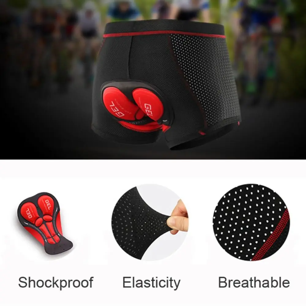 5D Gel Pad Shockproof Breathab - Padded Cycling Shorts 5D Gel recension och pris