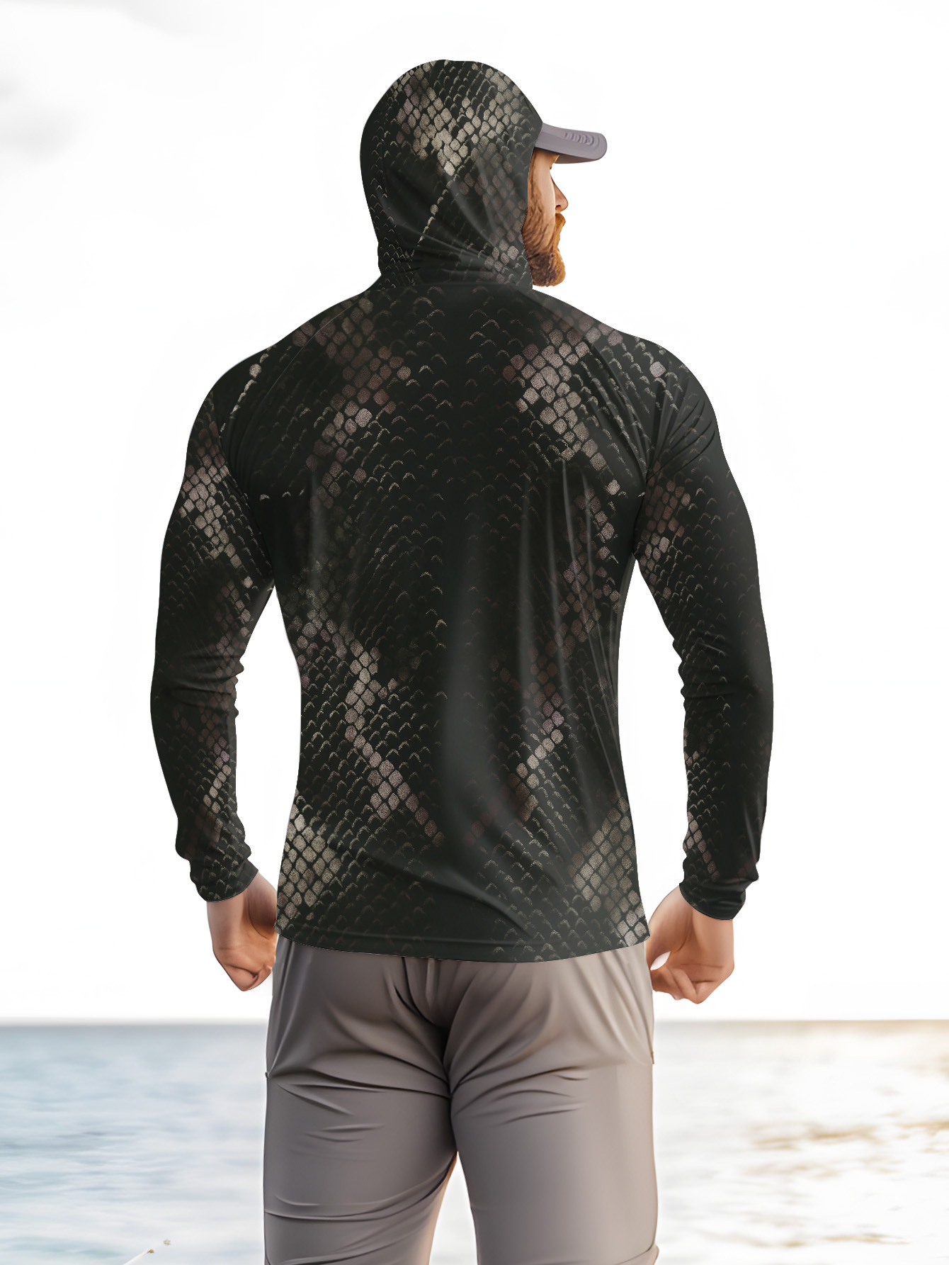 Men's Fishing Hooded Long-Slee - Fishing recension och pris
