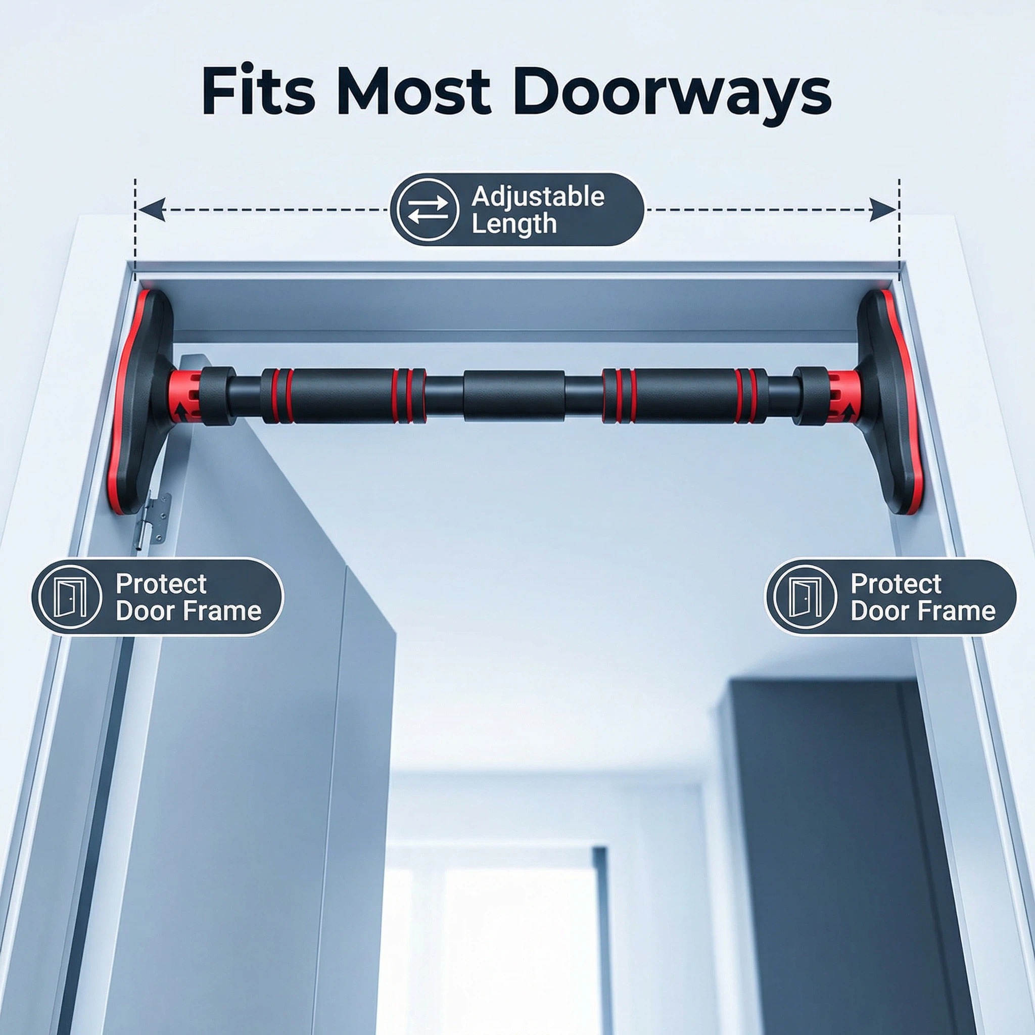 Pull up barMultifunctional Doo - Door Pull Up Bar No Screw recension och pris