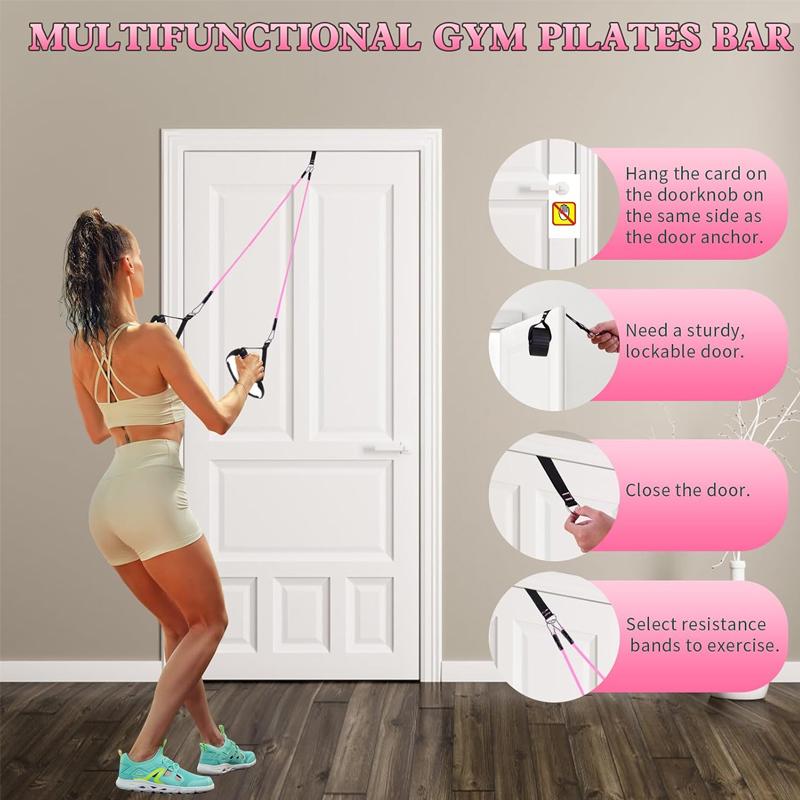 Multifunctional Pilates Bar Ki - Pilates Bar Kit With Resistance Bands recension och pris