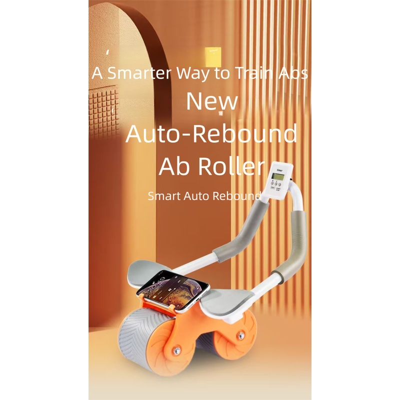 Auto Rebound Ab Roller Wheel w - Ab Roller Wheel With Elbow Support recension och pris