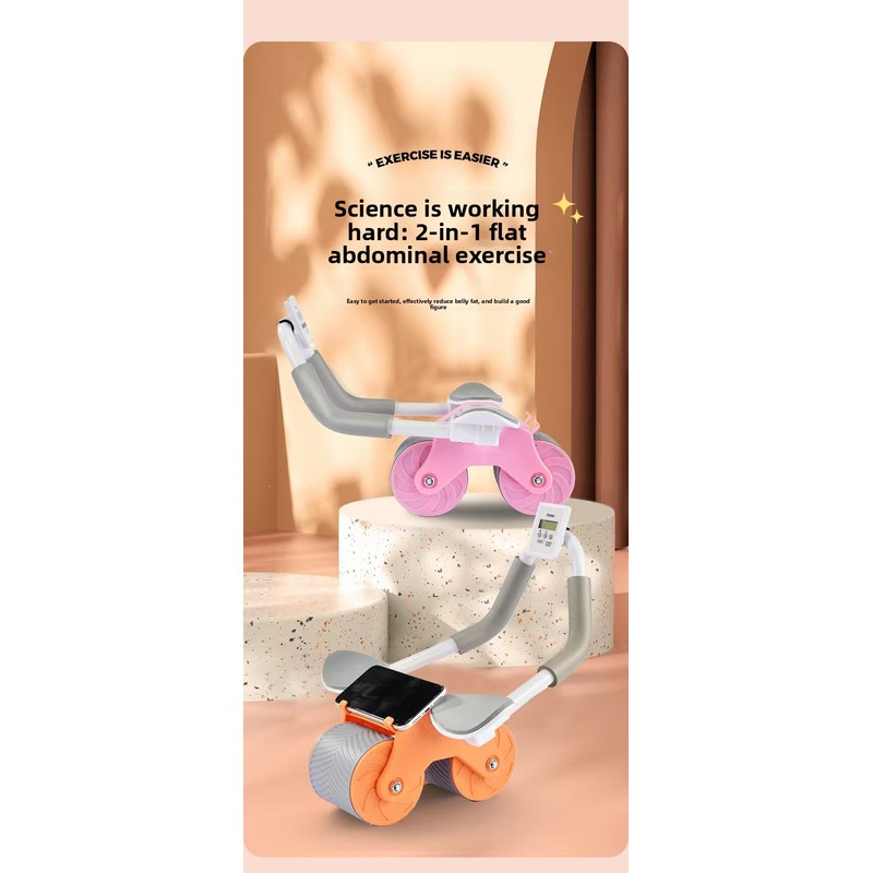Auto Rebound Ab Roller Wheel w - Ab Roller Wheel With Elbow Support recension och pris