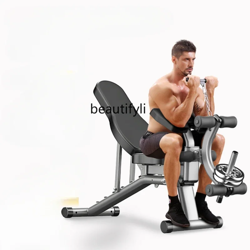 A49 Dumbbell stool household m - Push Up Board Foldable Multi Function recension och pris
