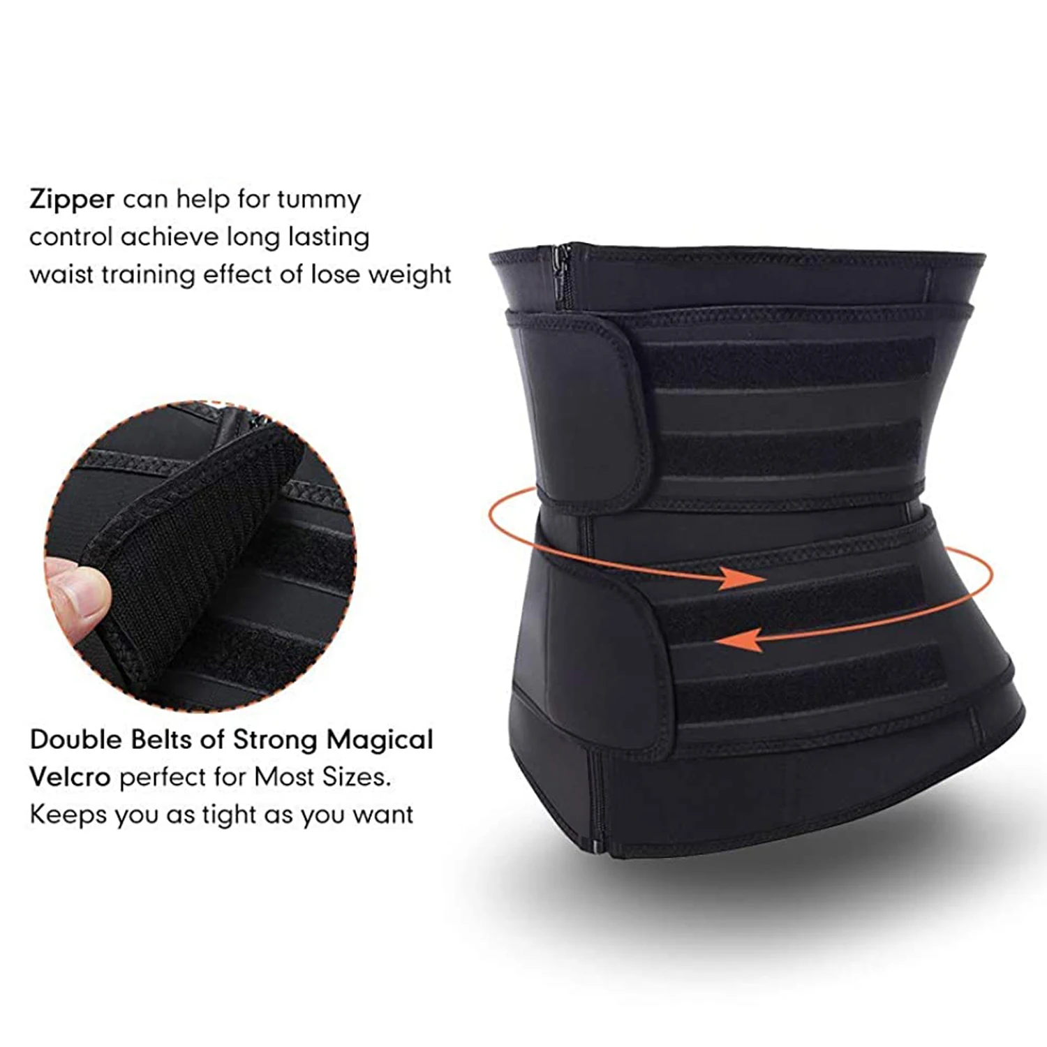 Neopren Waist Trainer Workout  - Sweat Waist Trainer Belt Neoprene recension och pris