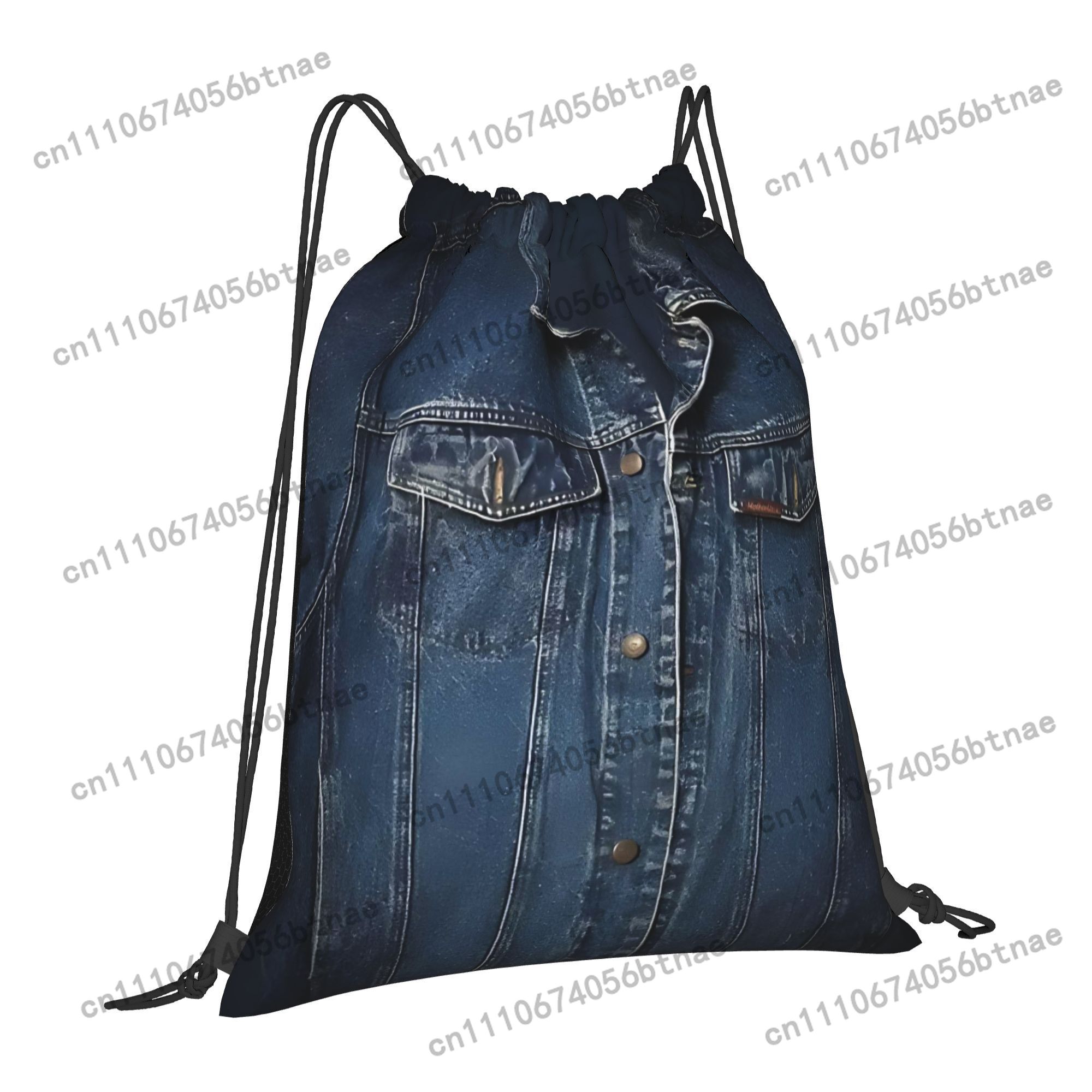 Denim Fashion Printed Drawstri - Cycling recension och pris