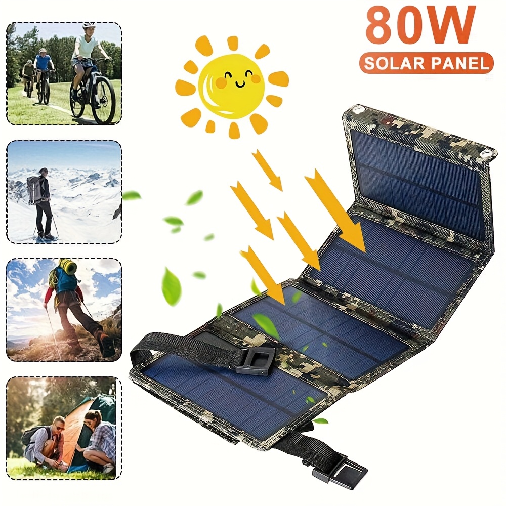 [Solar Panel] 80W Portable Fol - Hiking recension och pris