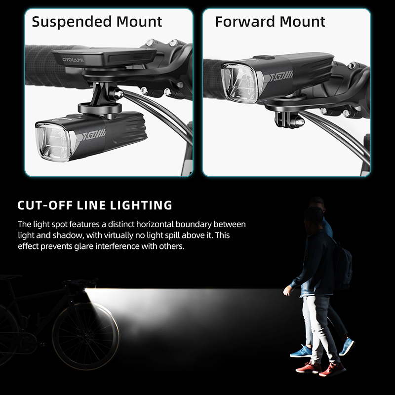 CYCLAMI X7 Reality 1000 Lumens - Rechargeable Bicycle Headlight 1000 Lumen recension och pris