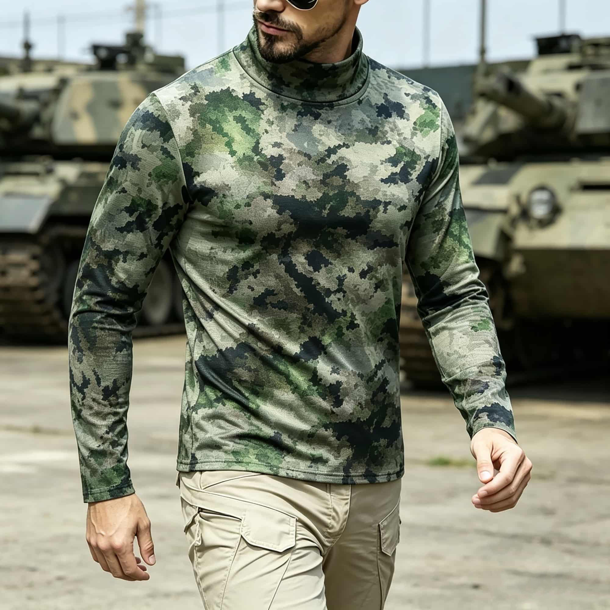 Men Tactical Camouflage Print  - Hiking recension och pris