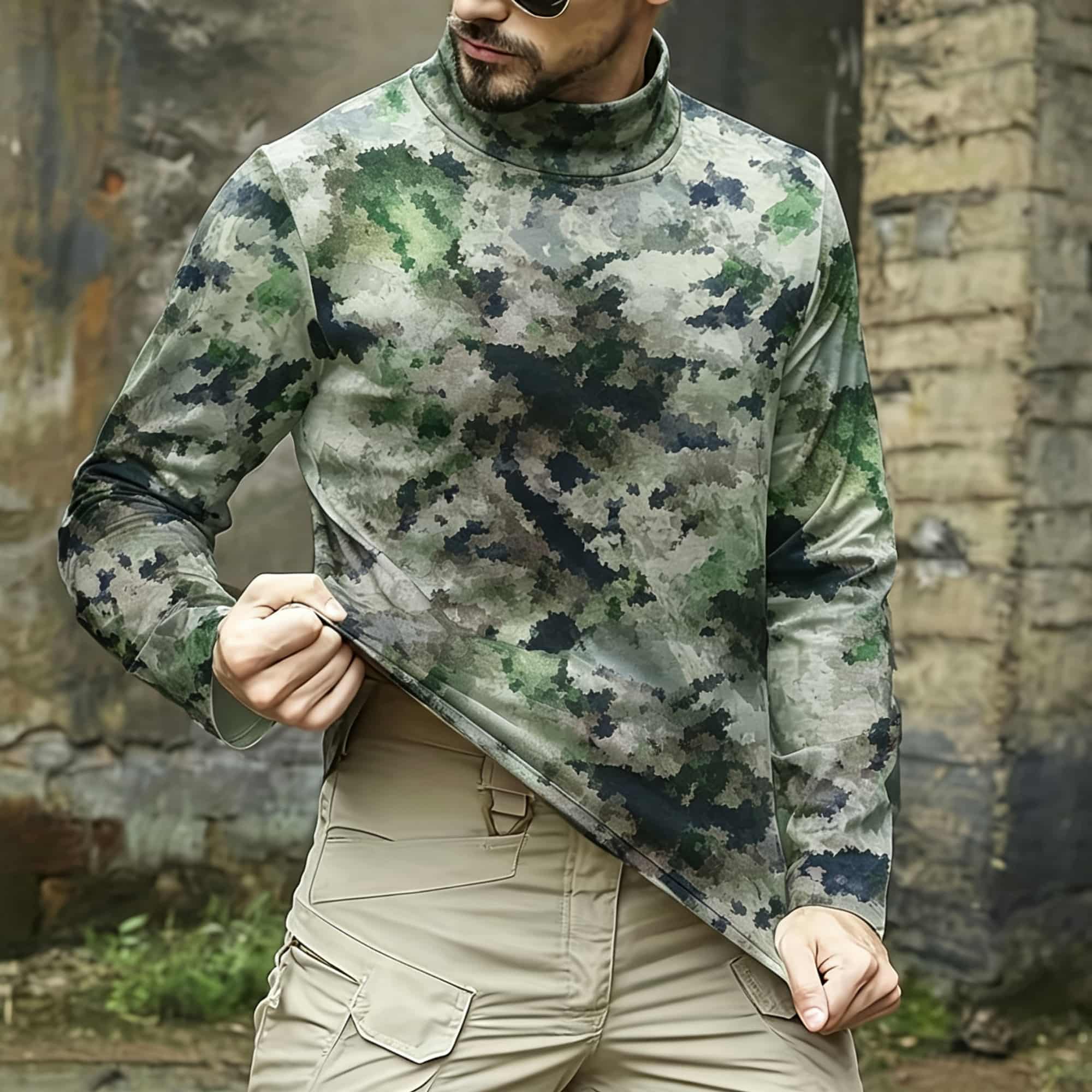 Men Tactical Camouflage Print  - Hiking recension och pris