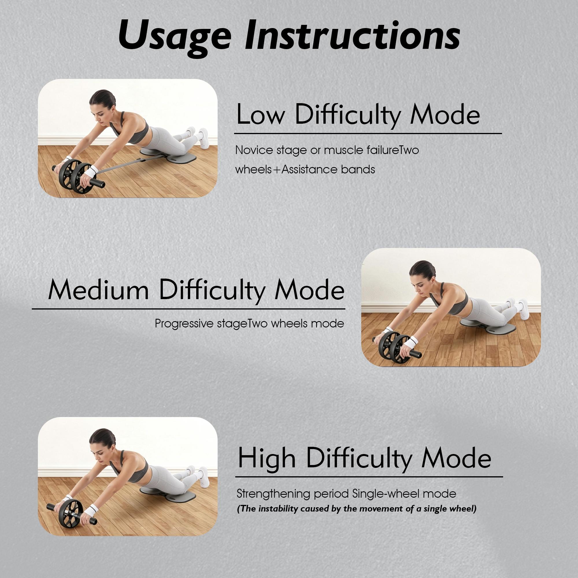 Dual Wheel Ab Roller with Elbo - Ab Roller Wheel With Elbow Support recension och pris