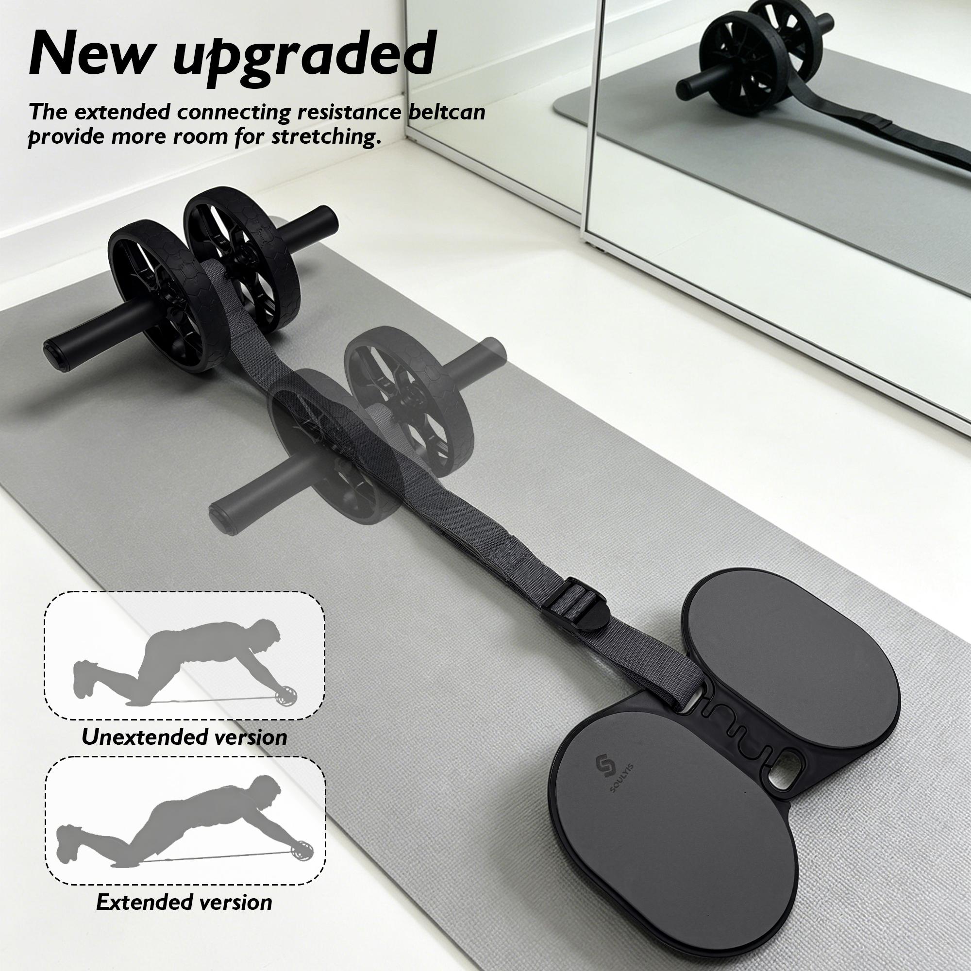 Dual Wheel Ab Roller with Elbo - Ab Roller Wheel With Elbow Support recension och pris