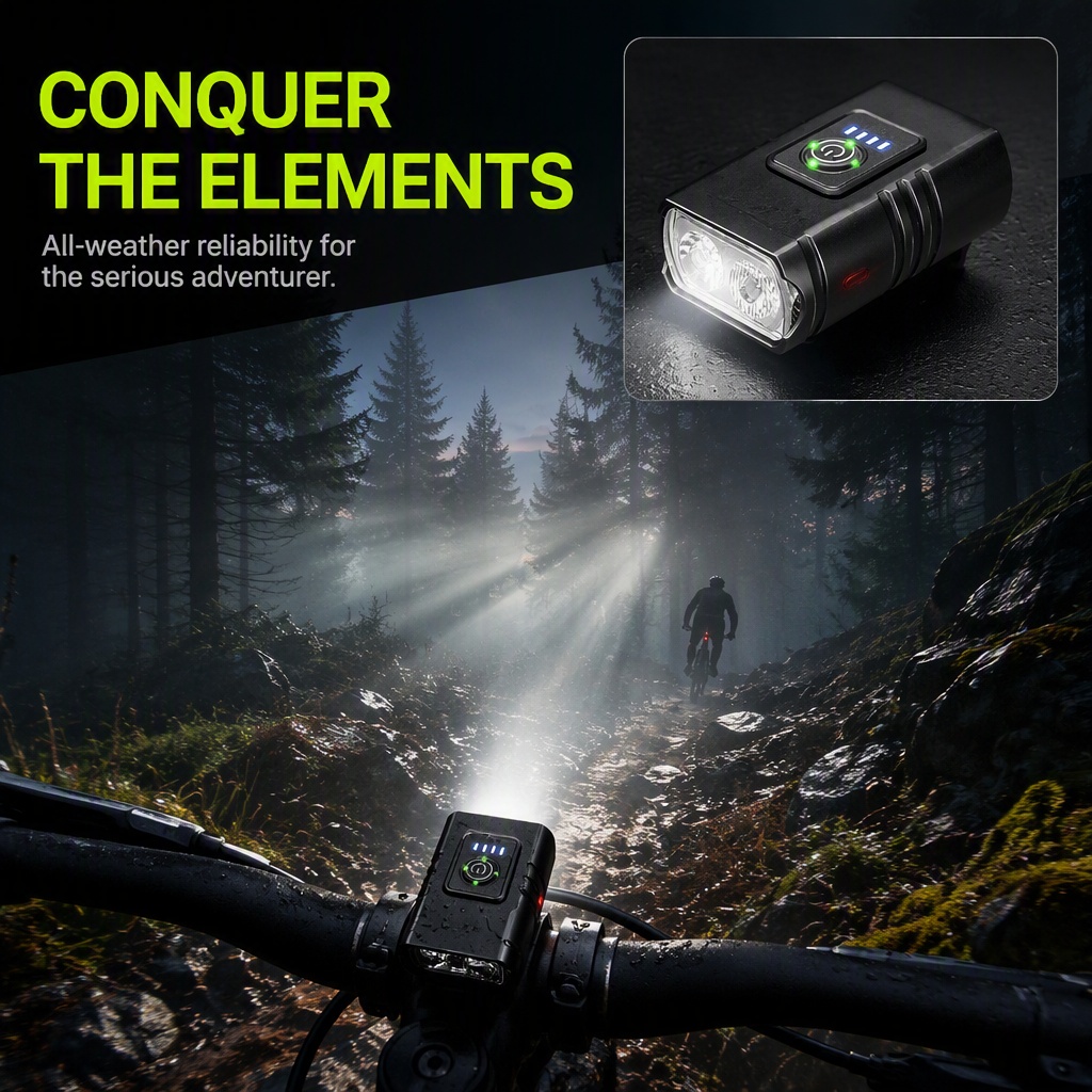 Bike Light USB Rechargeable LE - Rechargeable Bicycle Headlight 1000 Lumen recension och pris