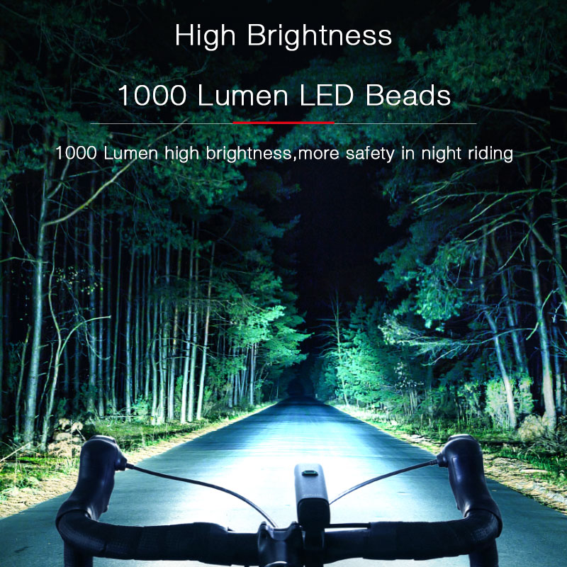 GIYO 1000 Lumens Bicycle Light - Rechargeable Bicycle Headlight 1000 Lumen recension och pris