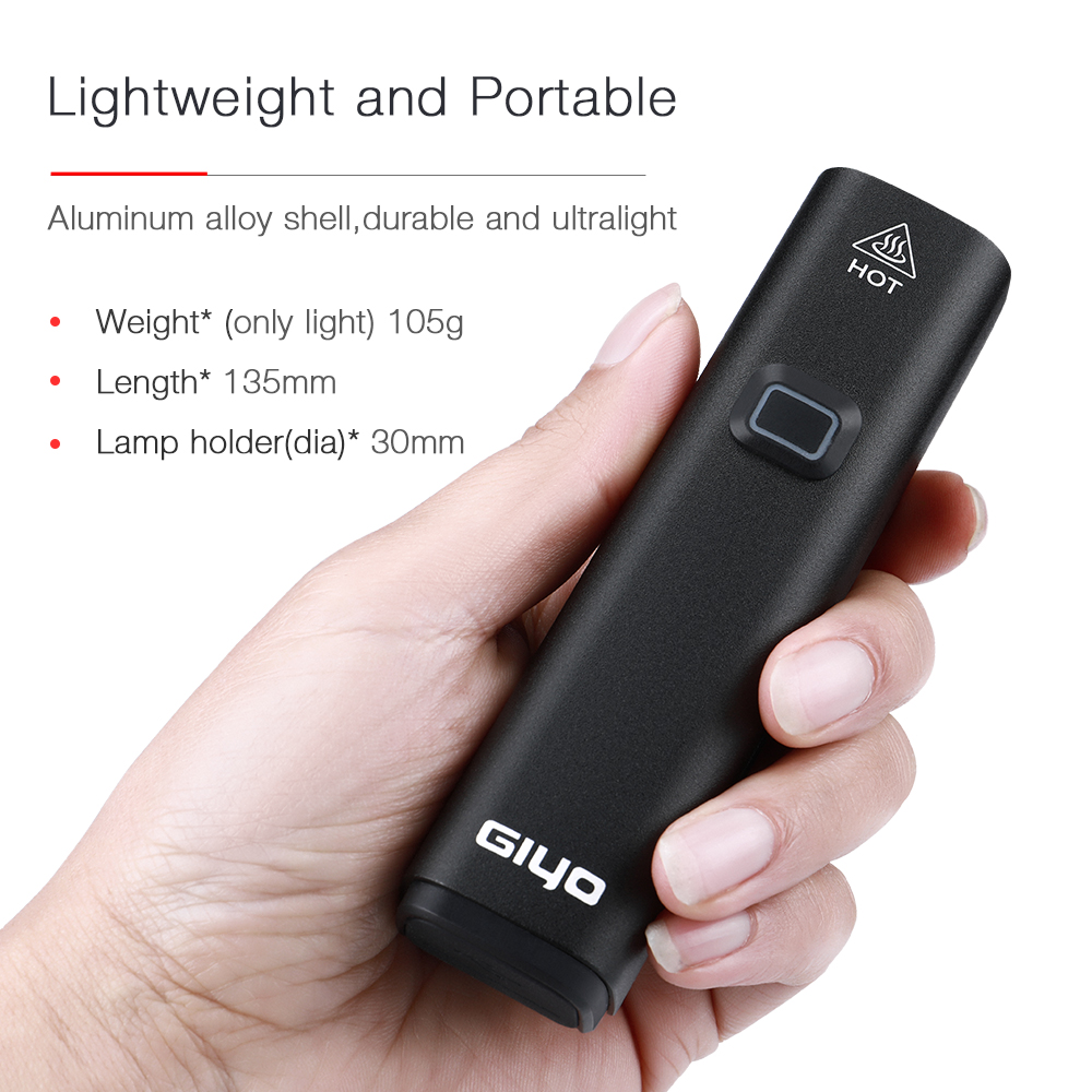 GIYO 1000 Lumens Bicycle Light - Rechargeable Bicycle Headlight 1000 Lumen recension och pris