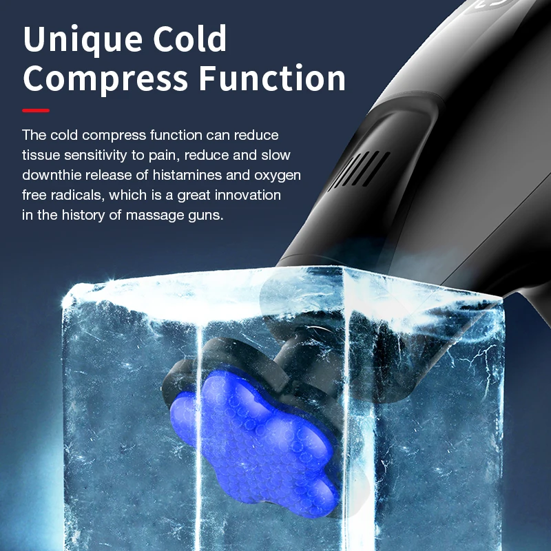 New Cold Compress Massage Gun  - Electric Massage Gun Deep Tissue recension och pris