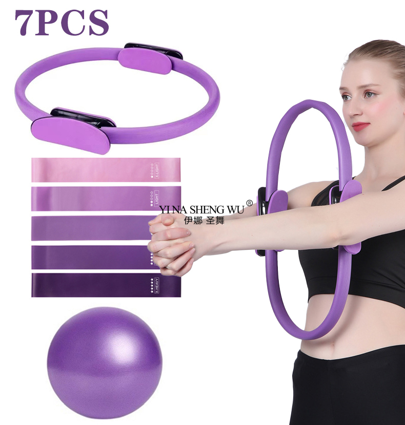 7Pcs Pilates Equipment For Hom - Pilates Bar Kit With Resistance Bands recension och pris