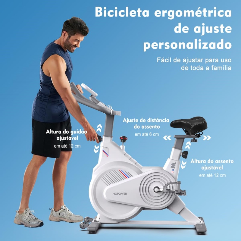 Indoor Stationary Spin Bike, S - Exercise Bike Magnetic Resistance recension och pris