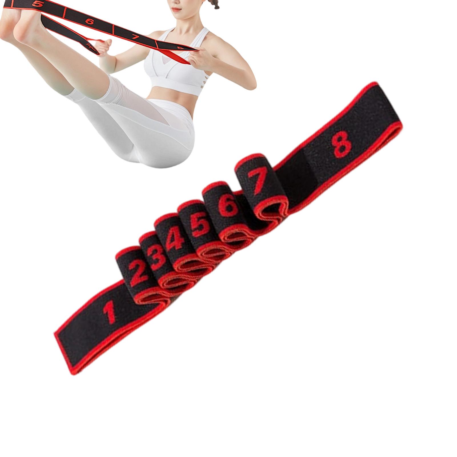 Elastic Yoga Stretching Strap  - Pilates Bar Kit With Resistance Bands recension och pris