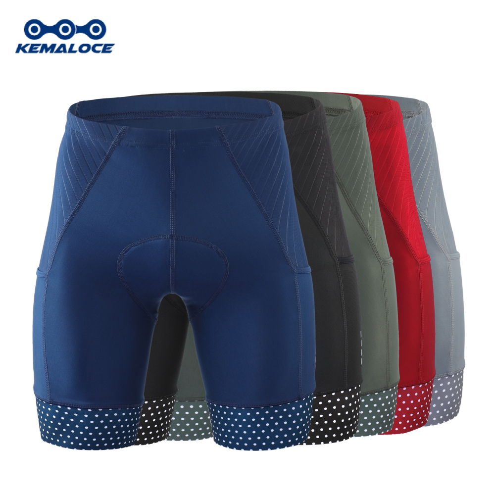 KEMALOCE Men's Cycling Shorts  - Padded Cycling Shorts 5D Gel recension och pris